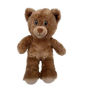 Build-A-Bear Plush Unisex 14in Brown Teddy Bear Classic Shaggy Fur Stuffed Toy